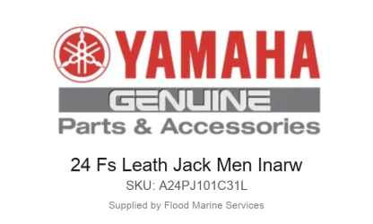 24 Fs Leath Jack Men Inarw - Genuine Yamaha Product available at Flood Marine
