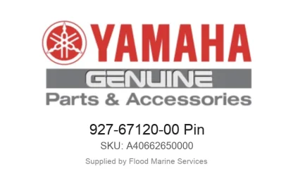 927-67120-00 Pin - Genuine Yamaha Product available at Flood Marine