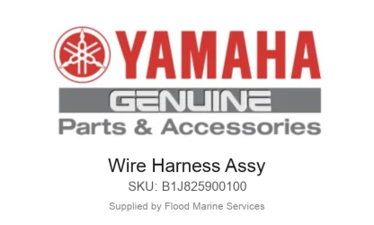 Wire Harness Assy - Genuine Yamaha Product available at Flood Marine