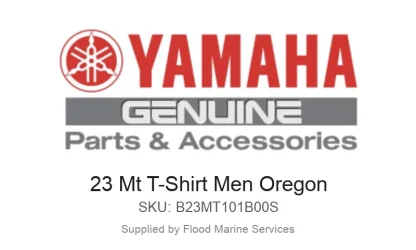 23 Mt T-Shirt Men Oregon - Genuine Yamaha Product available at Flood Marine