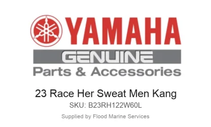 23 Race Her Sweat Men Kang - Genuine Yamaha Product available at Flood Marine