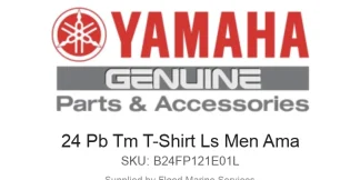 24 Pb Tm T-Shirt Ls Men Ama - Genuine Yamaha Product available at Flood Marine