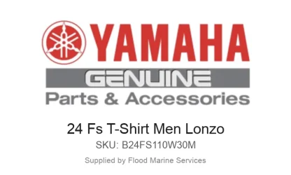 24 Fs T-Shirt Men Lonzo - Genuine Yamaha Product available at Flood Marine