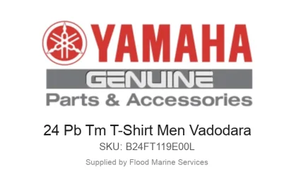 24 Pb Tm T-Shirt Men Vadodara - Genuine Yamaha Product available at Flood Marine