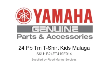 24 Pb Tm T-Shirt Kids Malaga - Genuine Yamaha Product available at Flood Marine
