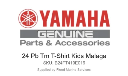 24 Pb Tm T-Shirt Kids Malaga - Genuine Yamaha Product available at Flood Marine