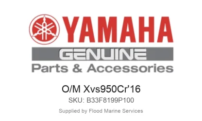 O/M Xvs950Cr'16 - Genuine Yamaha Product available at Flood Marine