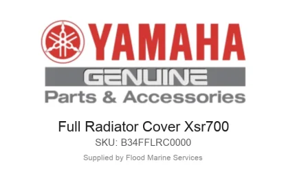 Full Radiator Cover Xsr700 - Genuine Yamaha Product available at Flood Marine
