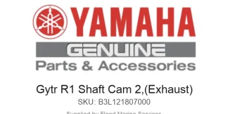 Gytr R1 Shaft Cam 2,(Exhaust) - Genuine Yamaha Product available at Flood Marine