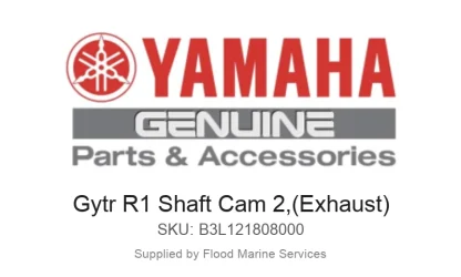 Gytr R1 Shaft Cam 2,(Exhaust) - Genuine Yamaha Product available at Flood Marine