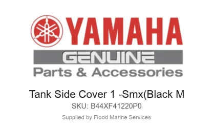 Tank Side Cover 1 -Smx(Black M - Genuine Yamaha Product available at Flood Marine