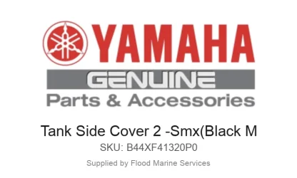 Tank Side Cover 2 -Smx(Black M - Genuine Yamaha Product available at Flood Marine
