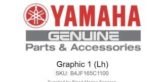 Graphic 1 (Lh) - Genuine Yamaha Product available at Flood Marine