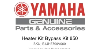 Heater Kit Bypass Kit 850 - Genuine Yamaha Product available at Flood Marine
