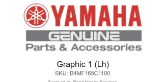 Graphic 1 (Lh) - Genuine Yamaha Product available at Flood Marine