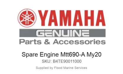 Spare Engine Mtt690-A My20 - Genuine Yamaha Product available at Flood Marine