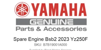 Spare Engine Bsb2 2023 Yz250F - Genuine Yamaha Product available at Flood Marine