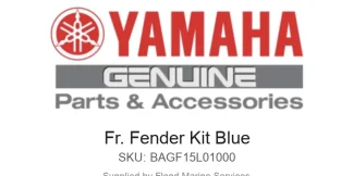 Fr. Fender Kit Blue - Genuine Yamaha Product available at Flood Marine