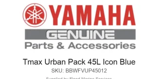 Tmax Urban Pack 45L Icon Blue - Genuine Yamaha Product available at Flood Marine