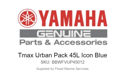 Tmax Urban Pack 45L Icon Blue - Genuine Yamaha Product available at Flood Marine