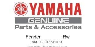 Fender                 Rw - Genuine Yamaha Product available at Flood Marine