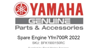 Spare Engine Yfm700R 2022 - Genuine Yamaha Product available at Flood Marine