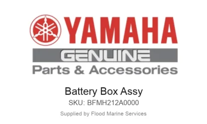 Battery Box Assy - Genuine Yamaha Product available at Flood Marine