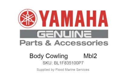 Body Cowling         Mbl2 - Genuine Yamaha Product available at Flood Marine
