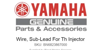 Wire, Sub-Lead For Th Injector - Genuine Yamaha Product available at Flood Marine