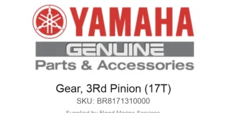 Gear, 3Rd Pinion (17T) - Genuine Yamaha Product available at Flood Marine