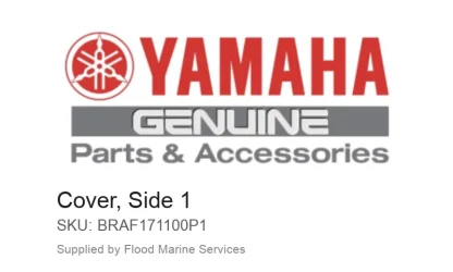 Cover, Side 1 – Genuine Yamaha Product available at Flood Marine