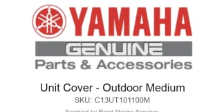 Unit Cover - Outdoor Medium - Genuine Yamaha Product available at Flood Marine