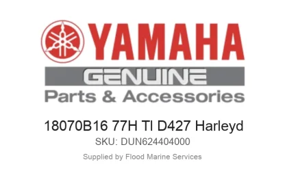 18070B16 77H Tl D427 Harleyd - Genuine Yamaha Product available at Flood Marine