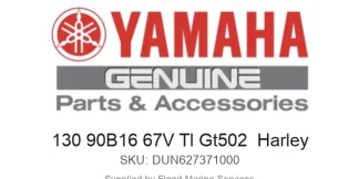 130 90B16 67V Tl Gt502  Harley - Genuine Yamaha Product available at Flood Marine