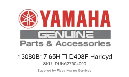 13080B17 65H Tl D408F Harleyd - Genuine Yamaha Product available at Flood Marine