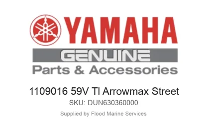1109016 59V Tl Arrowmax Street - Genuine Yamaha Product available at Flood Marine