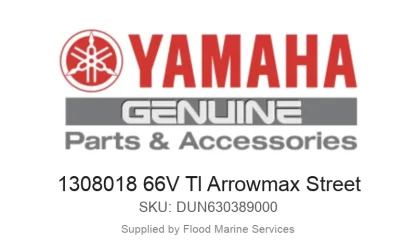 1308018 66V Tl Arrowmax Street - Genuine Yamaha Product available at Flood Marine
