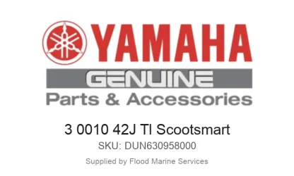 3 0010 42J Tl Scootsmart - Genuine Yamaha Product available at Flood Marine