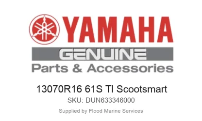 13070R16 61S Tl Scootsmart - Genuine Yamaha Product available at Flood Marine