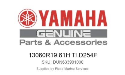 13060R19 61H Tl D254F - Genuine Yamaha Product available at Flood Marine