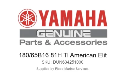 180/65B16 81H Tl American Elit - Genuine Yamaha Product available at Flood Marine