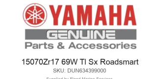 15070Zr17 69W Tl Sx Roadsmart - Genuine Yamaha Product available at Flood Marine