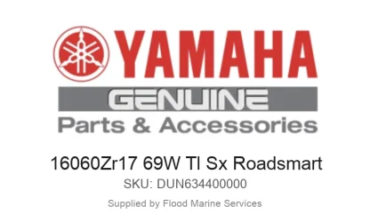 16060Zr17 69W Tl Sx Roadsmart - Genuine Yamaha Product available at Flood Marine