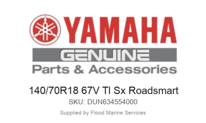 140/70R18 67V Tl Sx Roadsmart - Genuine Yamaha Product available at Flood Marine