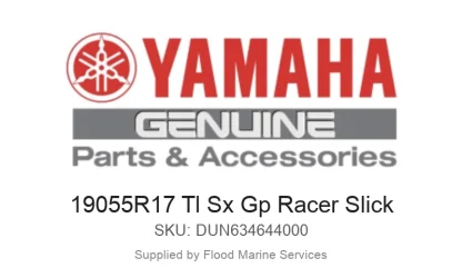 19055R17 Tl Sx Gp Racer Slick - Genuine Yamaha Product available at Flood Marine