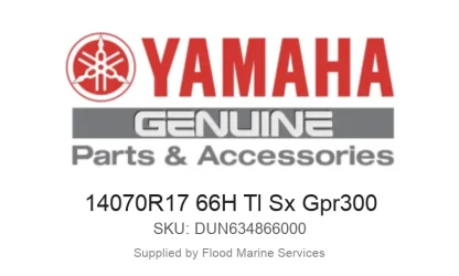 14070R17 66H Tl Sx Gpr300 - Genuine Yamaha Product available at Flood Marine