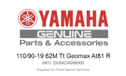 110/90-19 62M Tt Geomax At81 R - Genuine Yamaha Product available at Flood Marine