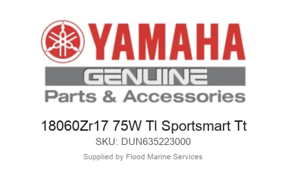 18060Zr17 75W Tl Sportsmart Tt - Genuine Yamaha Product available at Flood Marine