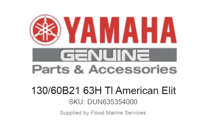 130/60B21 63H Tl American Elit - Genuine Yamaha Product available at Flood Marine