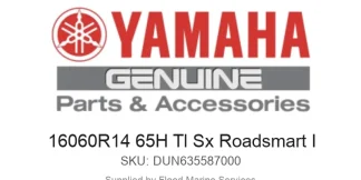 16060R14 65H Tl Sx Roadsmart I - Genuine Yamaha Product available at Flood Marine